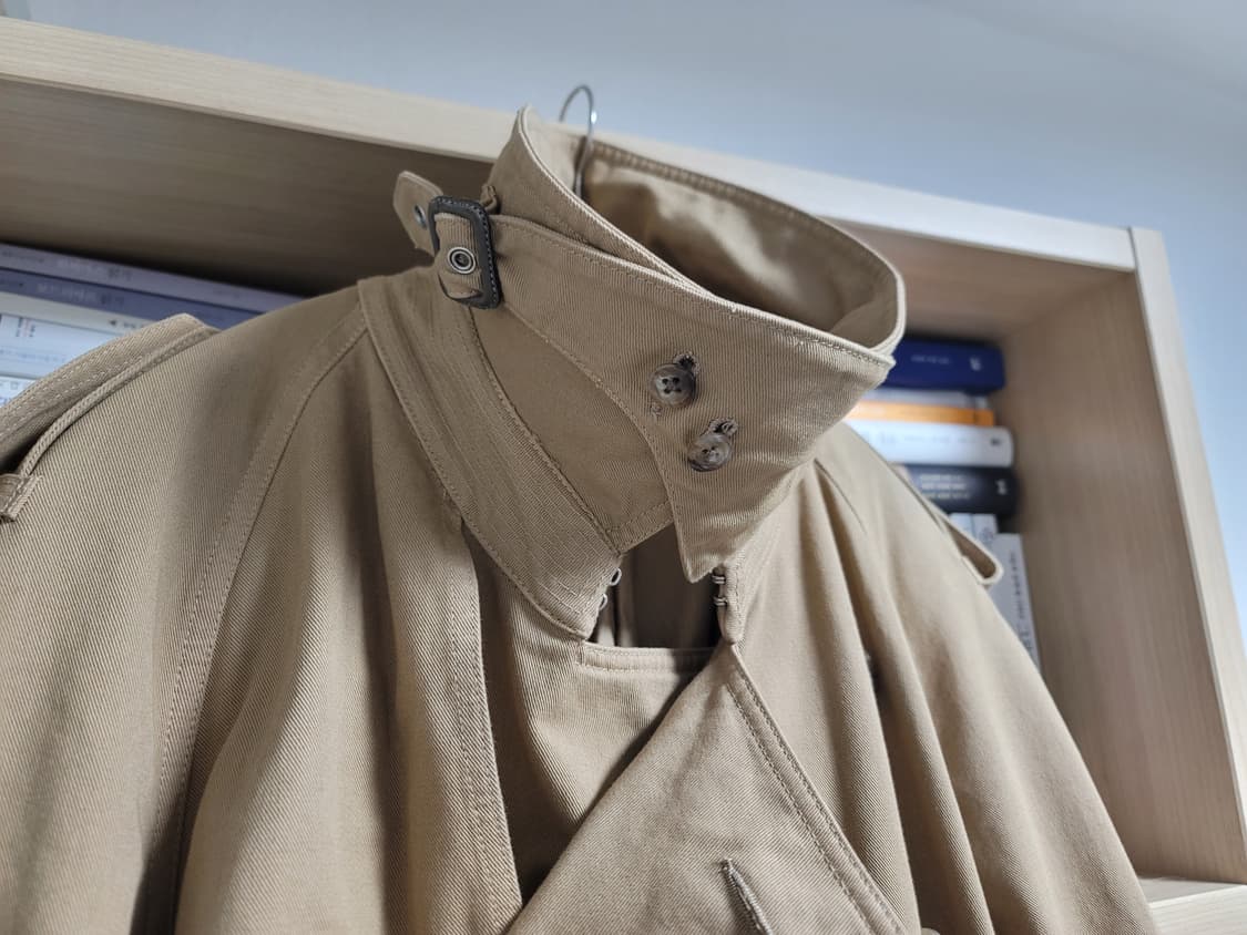 [착샷] Copano86 코파노86 클래식 트렌치 코트 베이지 상품이미지6