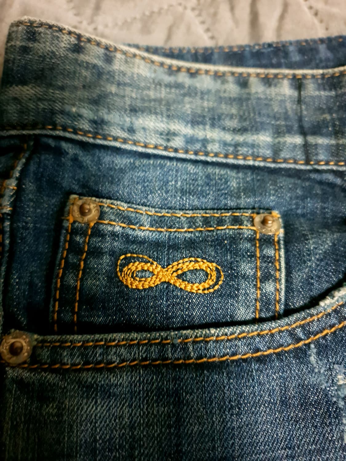 플랙 KURZ-41A 디스트로이드 더티워싱 슬림핏 데님팬츠 (31) 상품이미지3