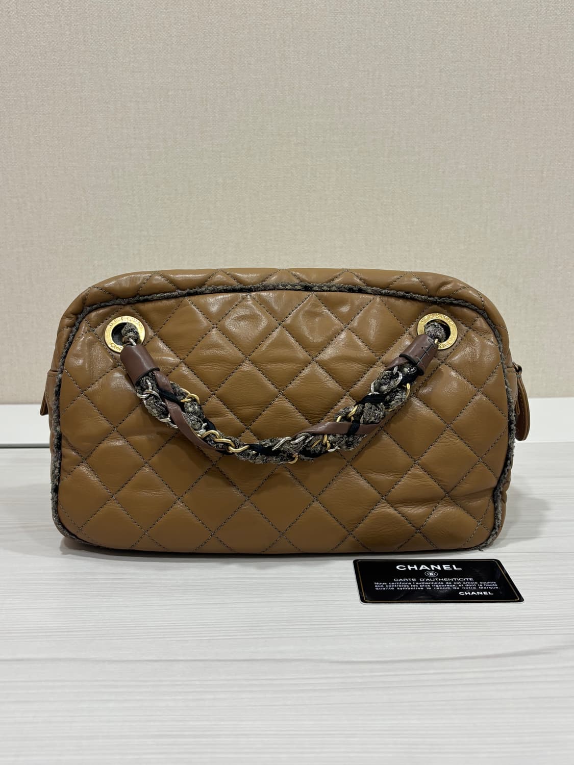 샤넬 카프스킨 트위디 숄더백 상품이미지3