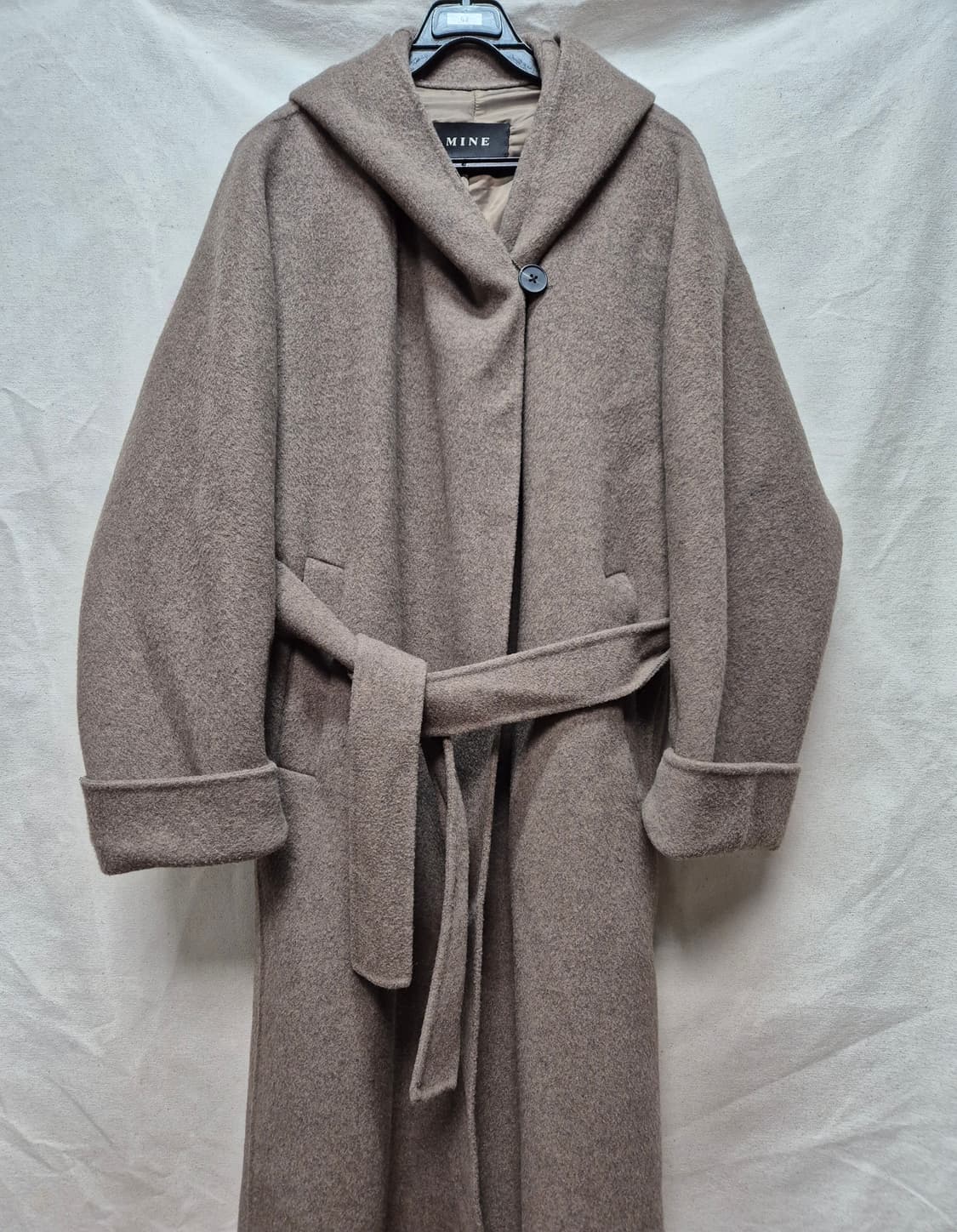 마인 후드 롱코트 상품이미지1