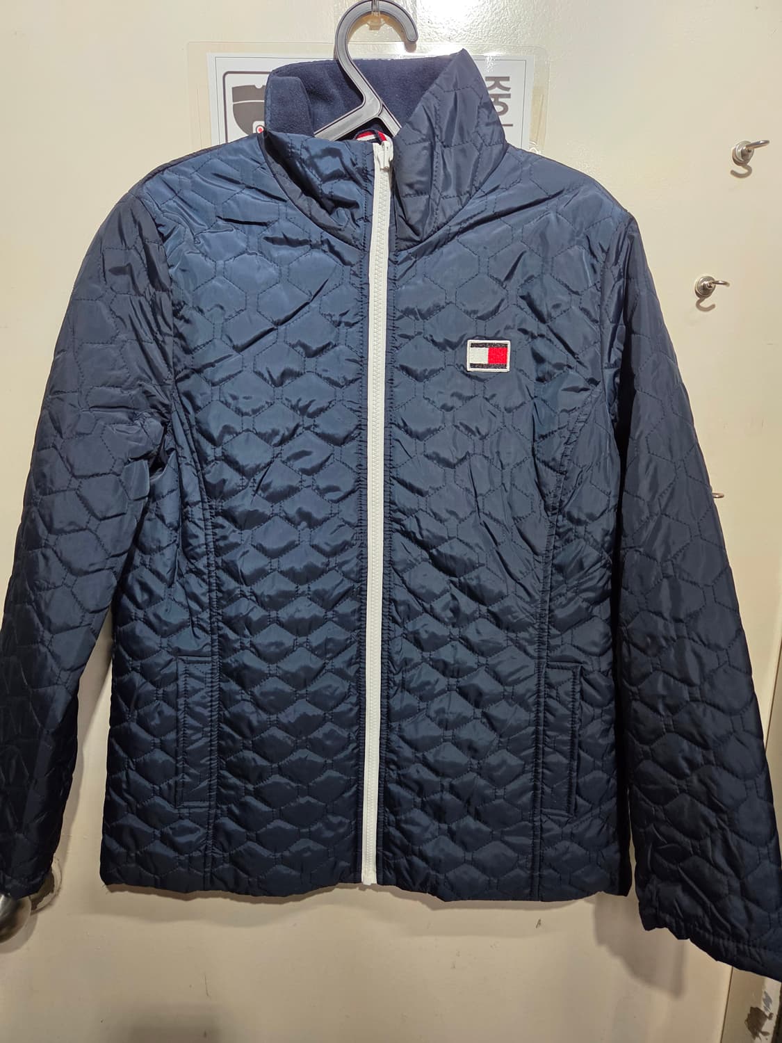 타미힐피거 네이비 퀼팅패딩 상품이미지1