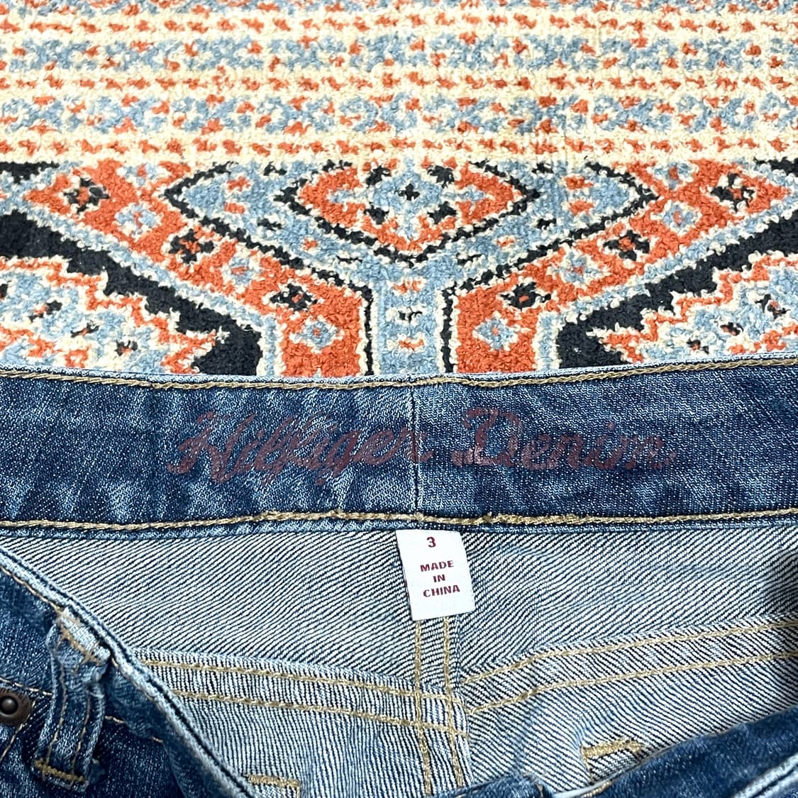 타미힐피거데님 중청 골반 데님팬츠 여성M 상품이미지4