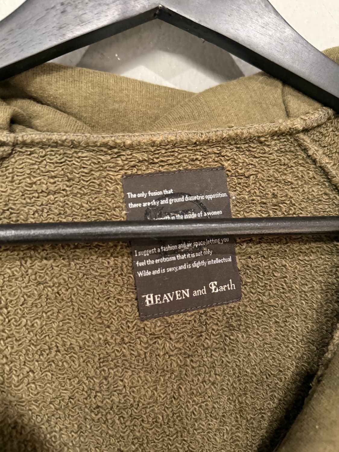 Heaven and Earth wide collar zip-up  상품이미지6