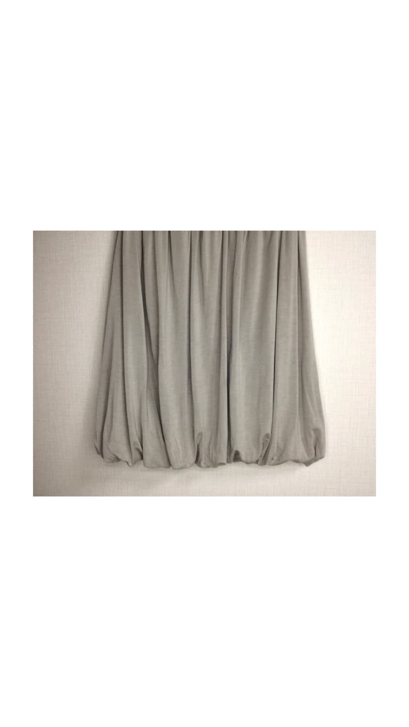 빈티지 그레이 벌룬 밴딩 스커트 상품이미지3