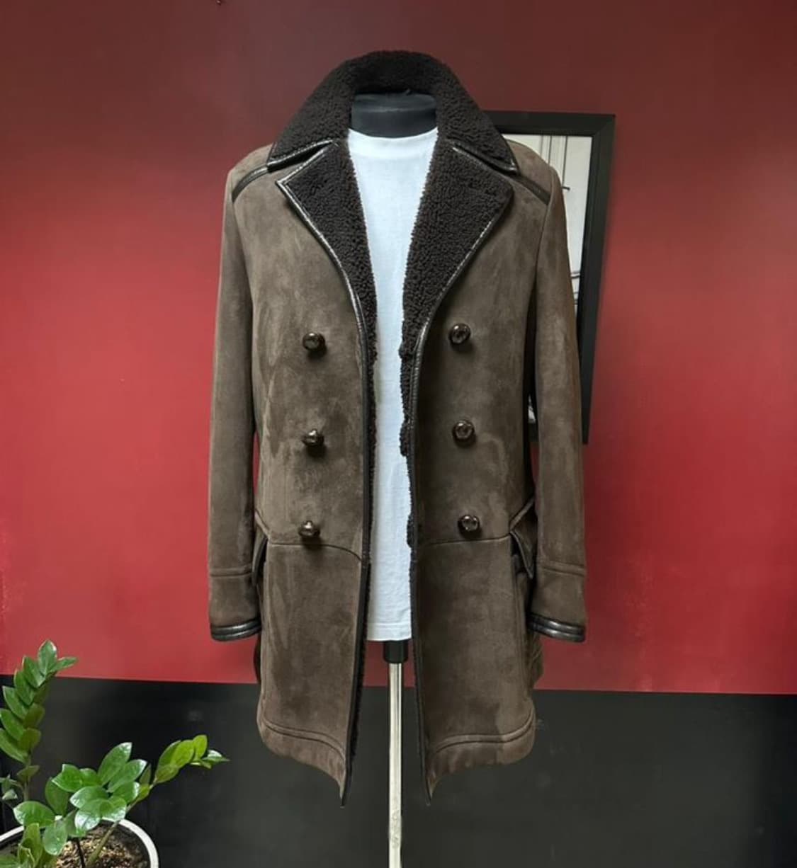 TOM FORD 톰 포드 더블코트(시어링-램스킨)54 사이즈-해외발송 상품이미지3