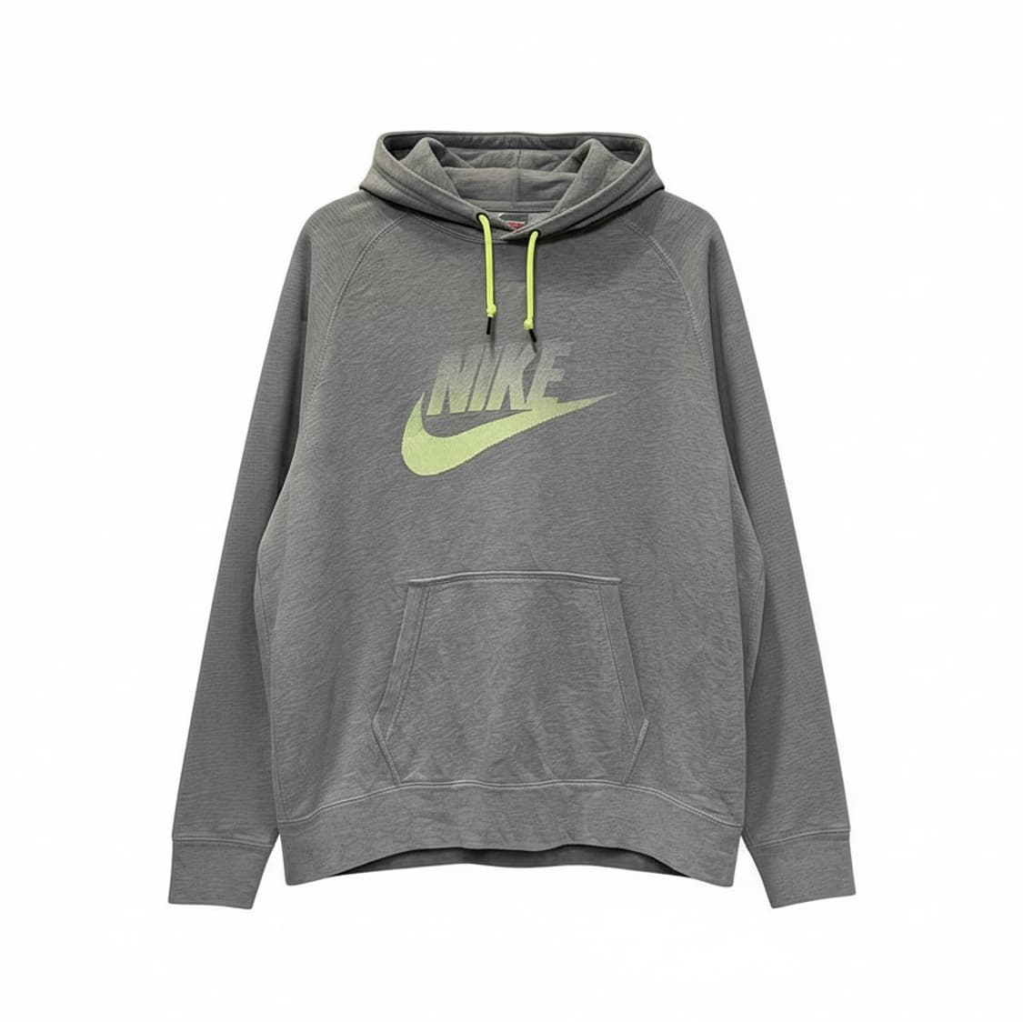 나이키 후드티 네온 그래픽 로고 디테일 디테일 그레이 상품이미지1