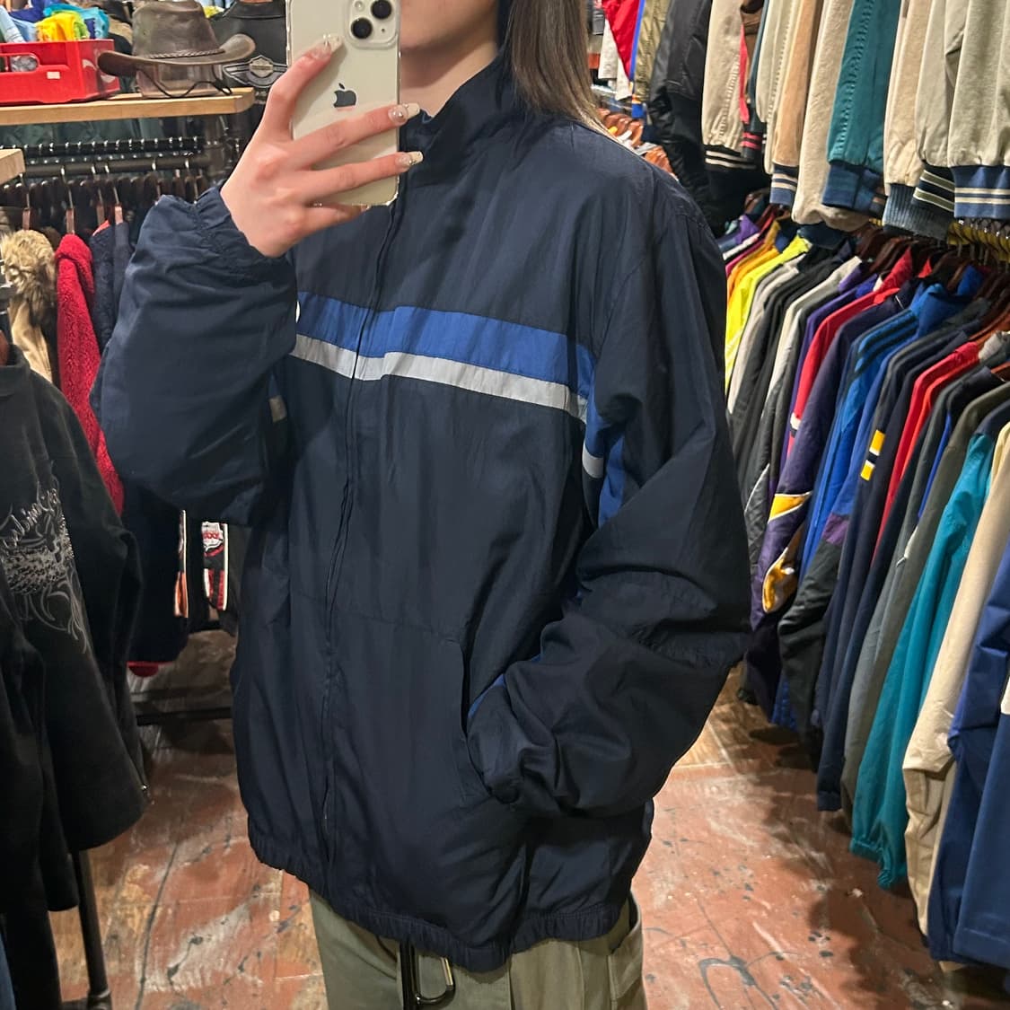 [HI] 나이키 바람막이 네이비 상품이미지4