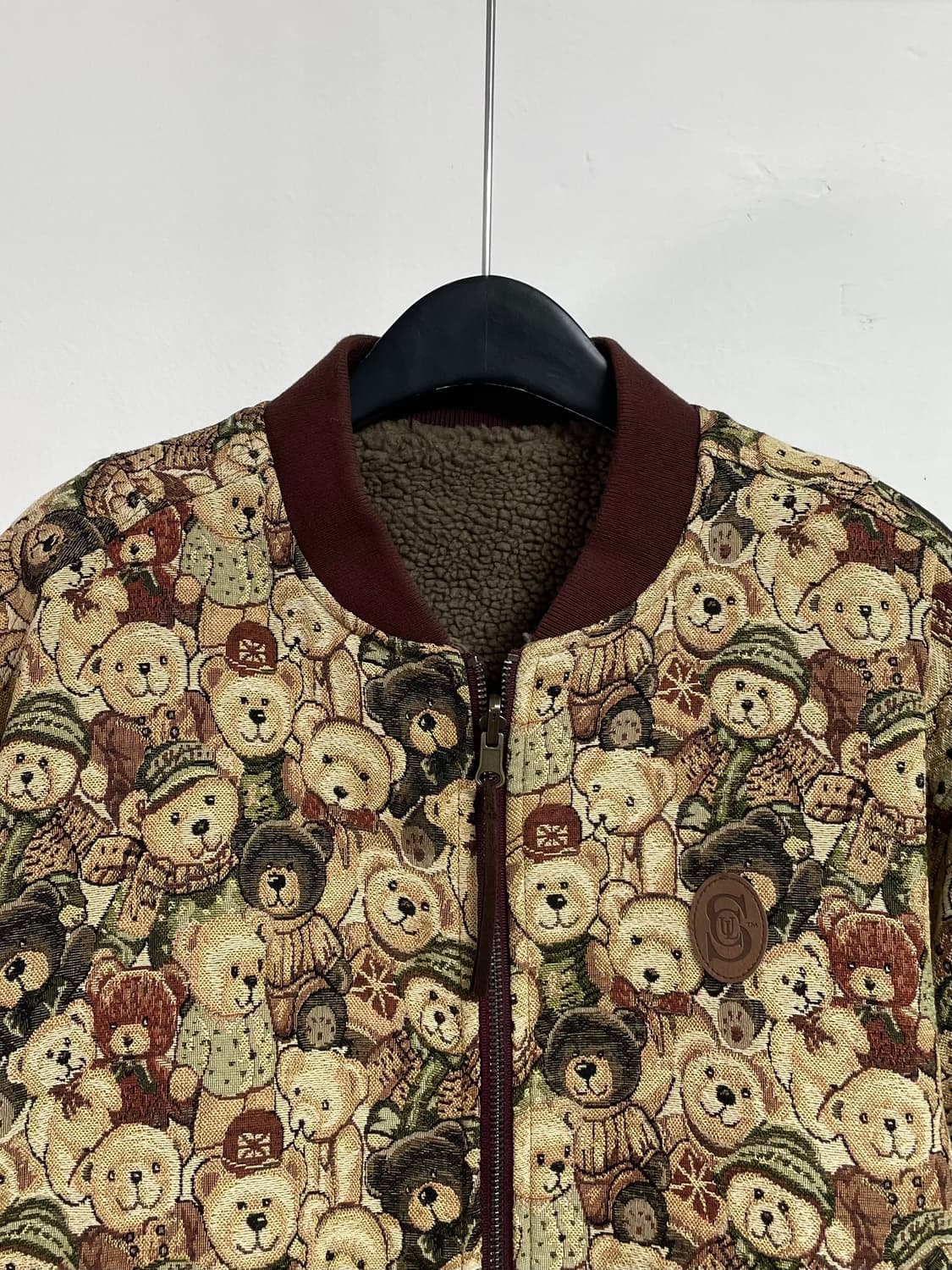 스컬프터 테디베어 곰돌이 리버시블 자켓(on.223) 상품이미지3