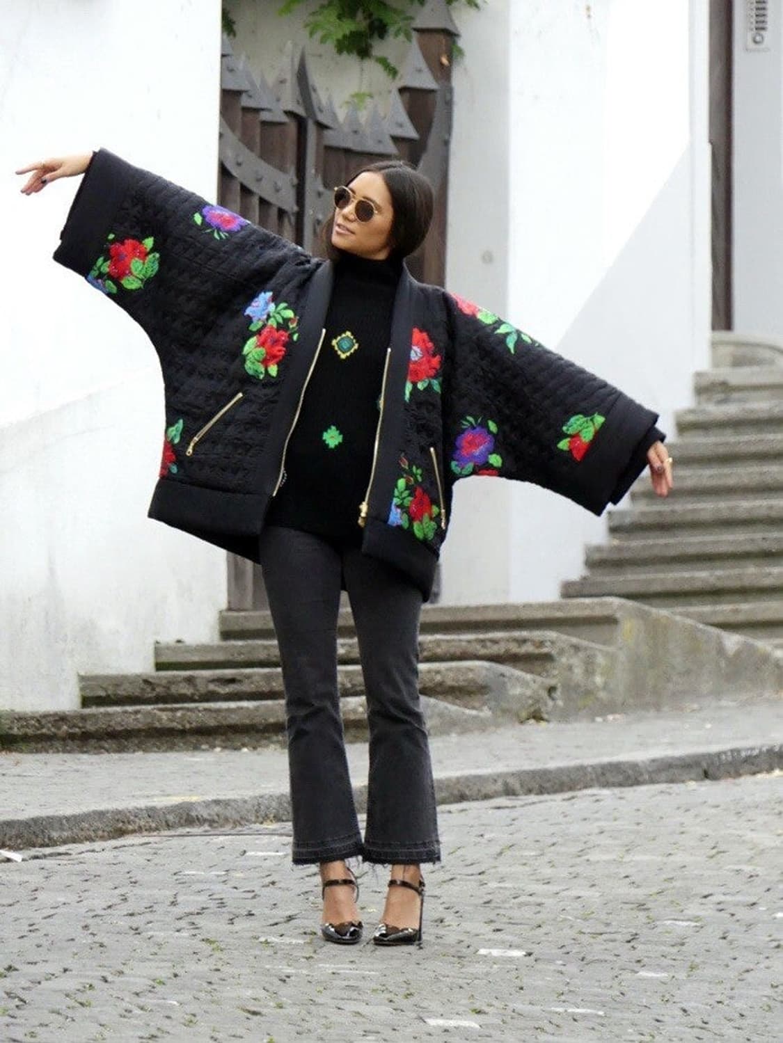 겐조 H&M 리버시블 오버핏 봄버 자켓 여성M 상품이미지9