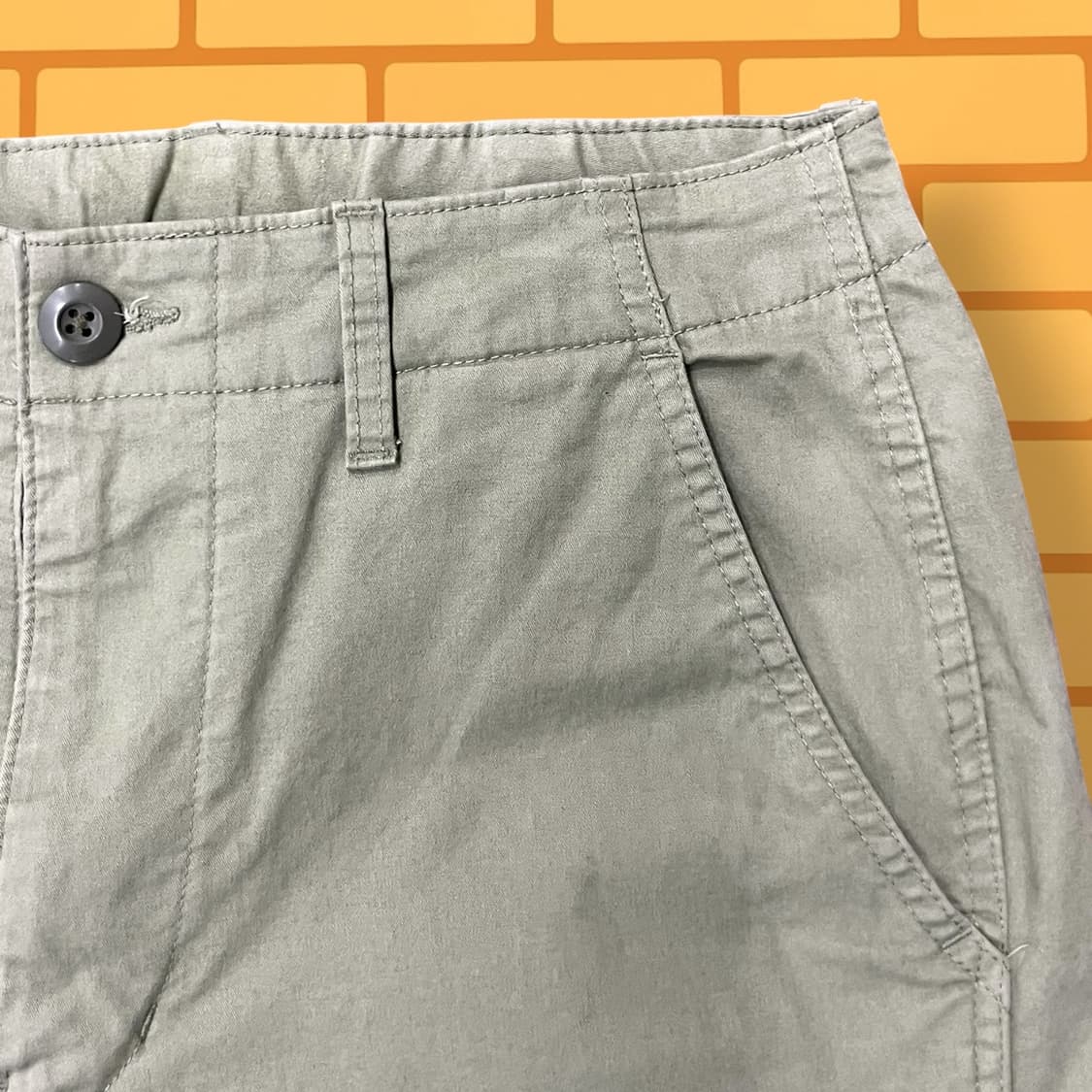 밀리터리 라이트 올리브 카고 팬츠 (32) 상품이미지3