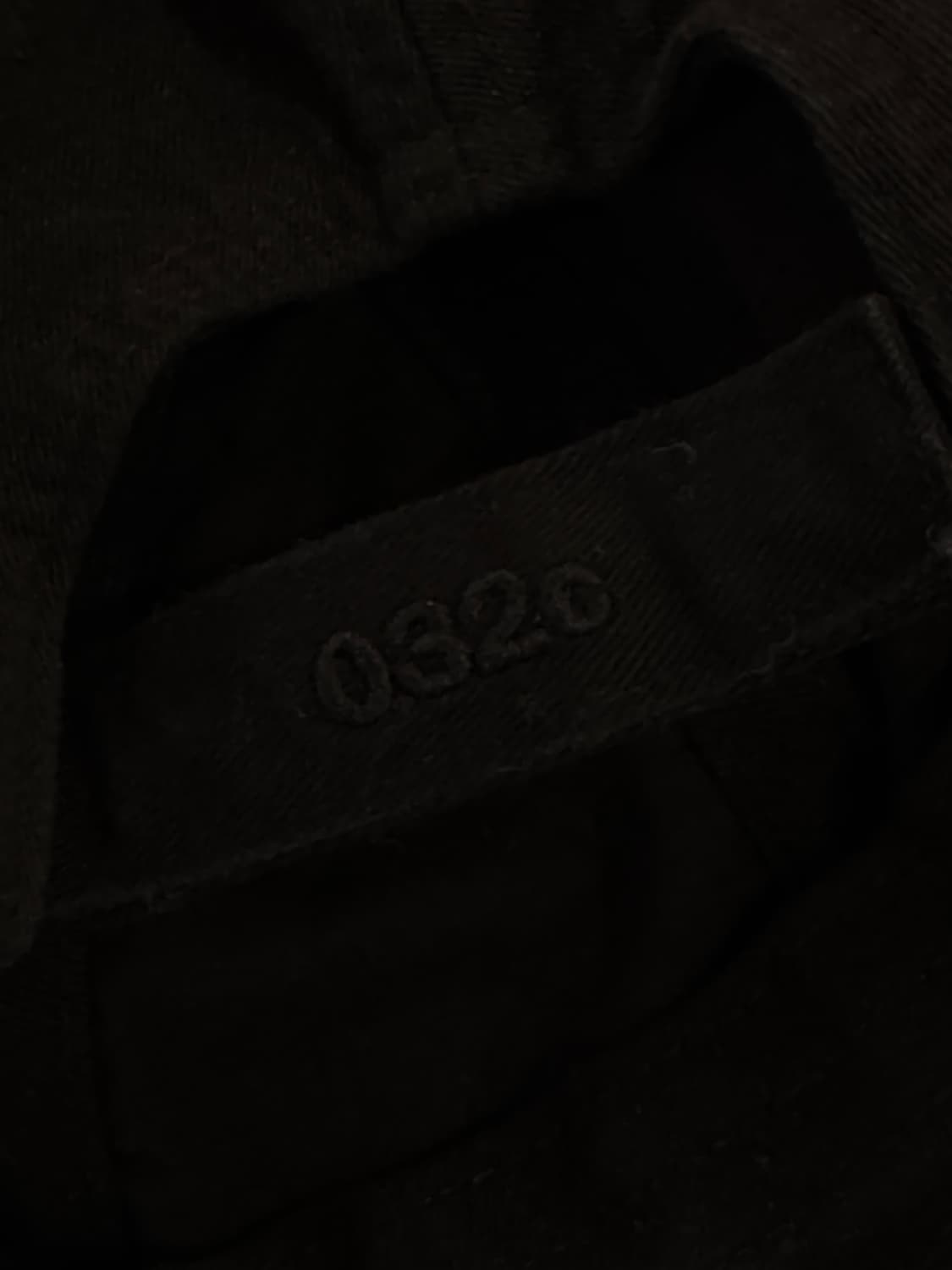 032c 크라이시스 캡 워시드 블랙 상품이미지3