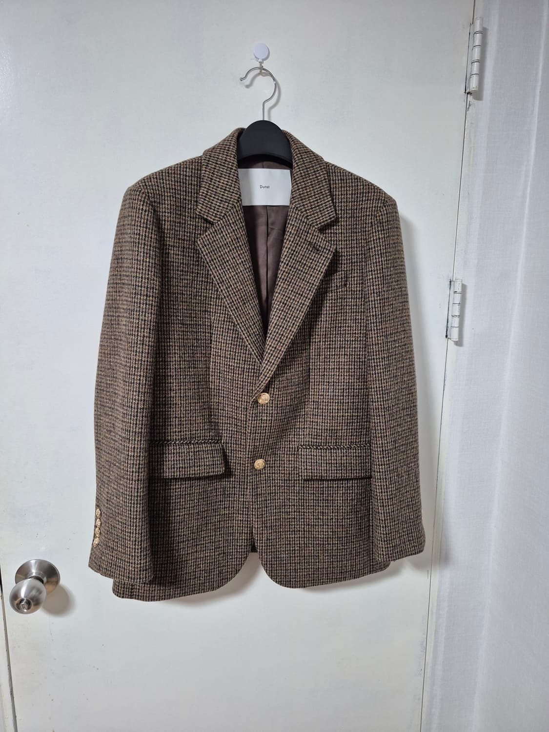 25FW 던스트 유니섹스 클래식 2버튼 울 블레이저 재킷 상품이미지1