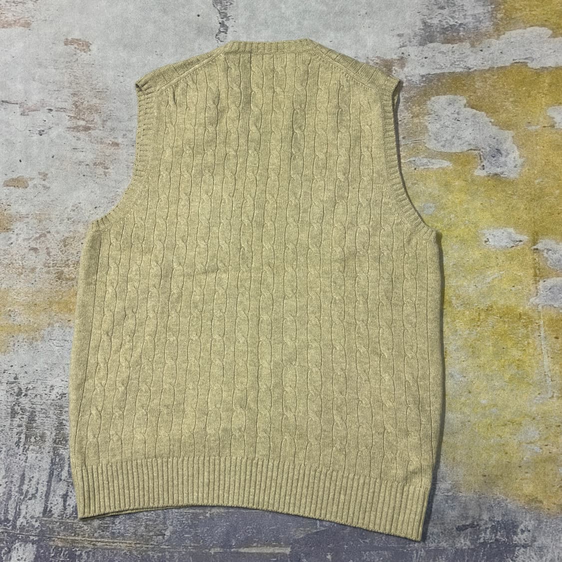 빈폴 꽈배기 니트 베스트 100 상품이미지3