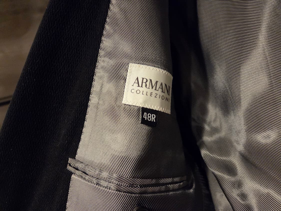 아르마니 꼴레지오니 벨루어자켓 상품이미지7