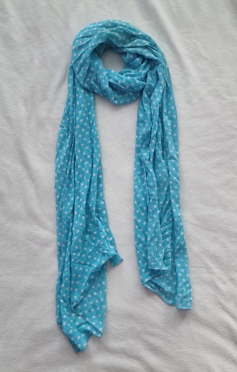 빈티지 모리걸 하구미 샵페어리 st 도트 머플러  상품이미지1