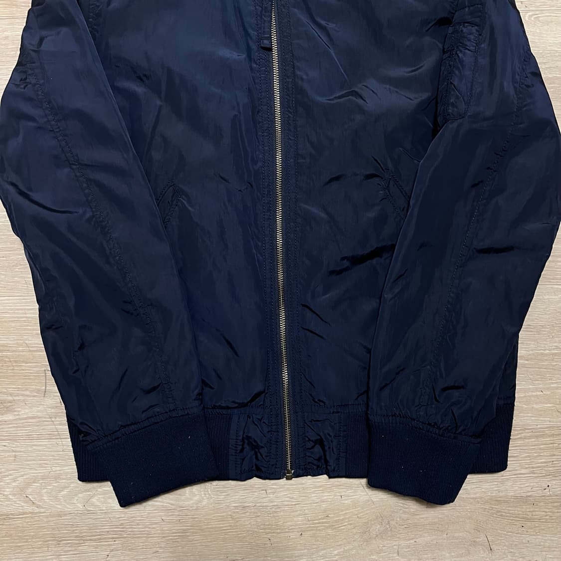 스파오 레지먼트 베이직 블루종 집업자켓 [네이비] L/100 상품이미지3