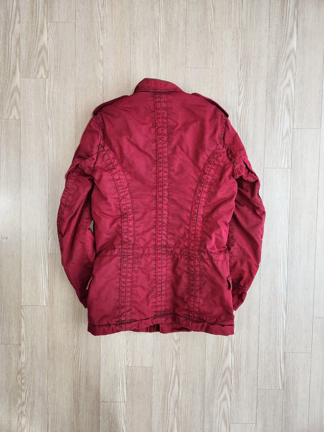 troiso japan 레드 가먼트다잉 필드 재킷 상품이미지6