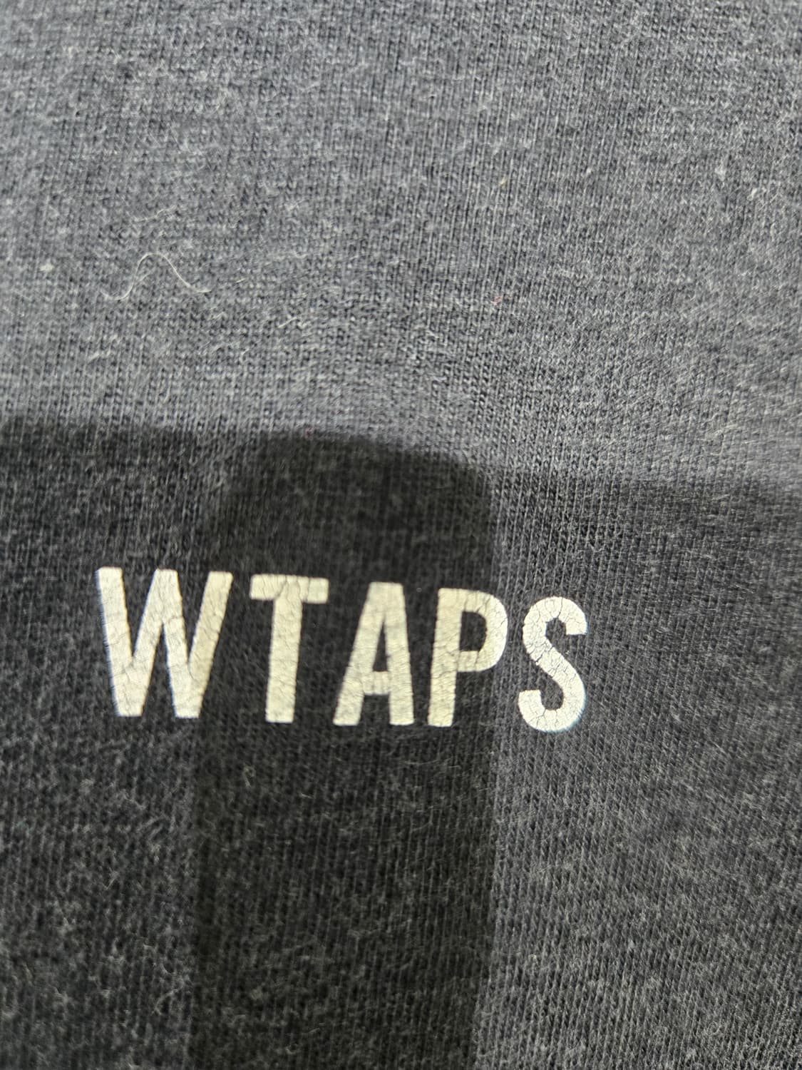 더블탭스 WTAPS 블랙 로고 반팔 티셔츠 상품이미지7