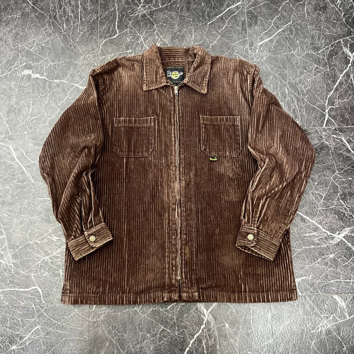 닥터마틴 투포켓 코듀로이 집업 자켓 브라운 상품이미지2