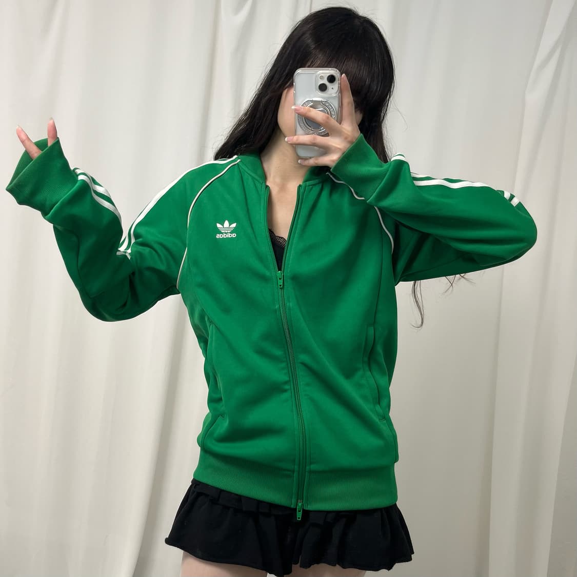 Adidas green Superstar jersey 상품이미지2