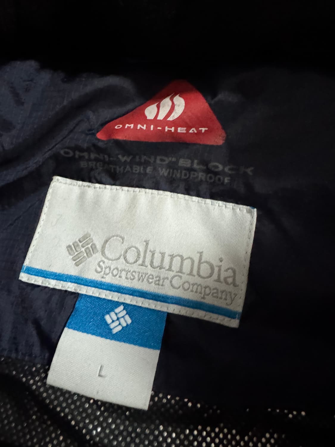 컬럼비아 옴니히트 구스다운 발열 후드 패딩 L 상품이미지4