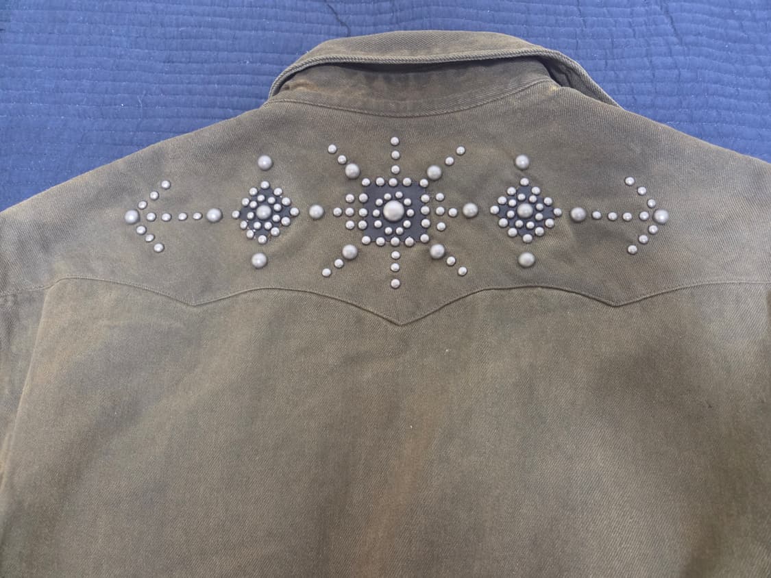 RRL 스터드 웨스턴 데님 셔츠 AL 사이즈 상품이미지3