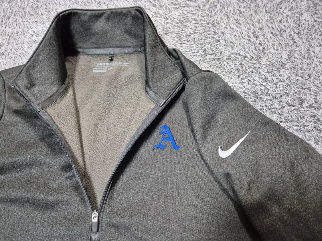 나이키 여성 써마핏 기모 하프 집업티 L 상품이미지3