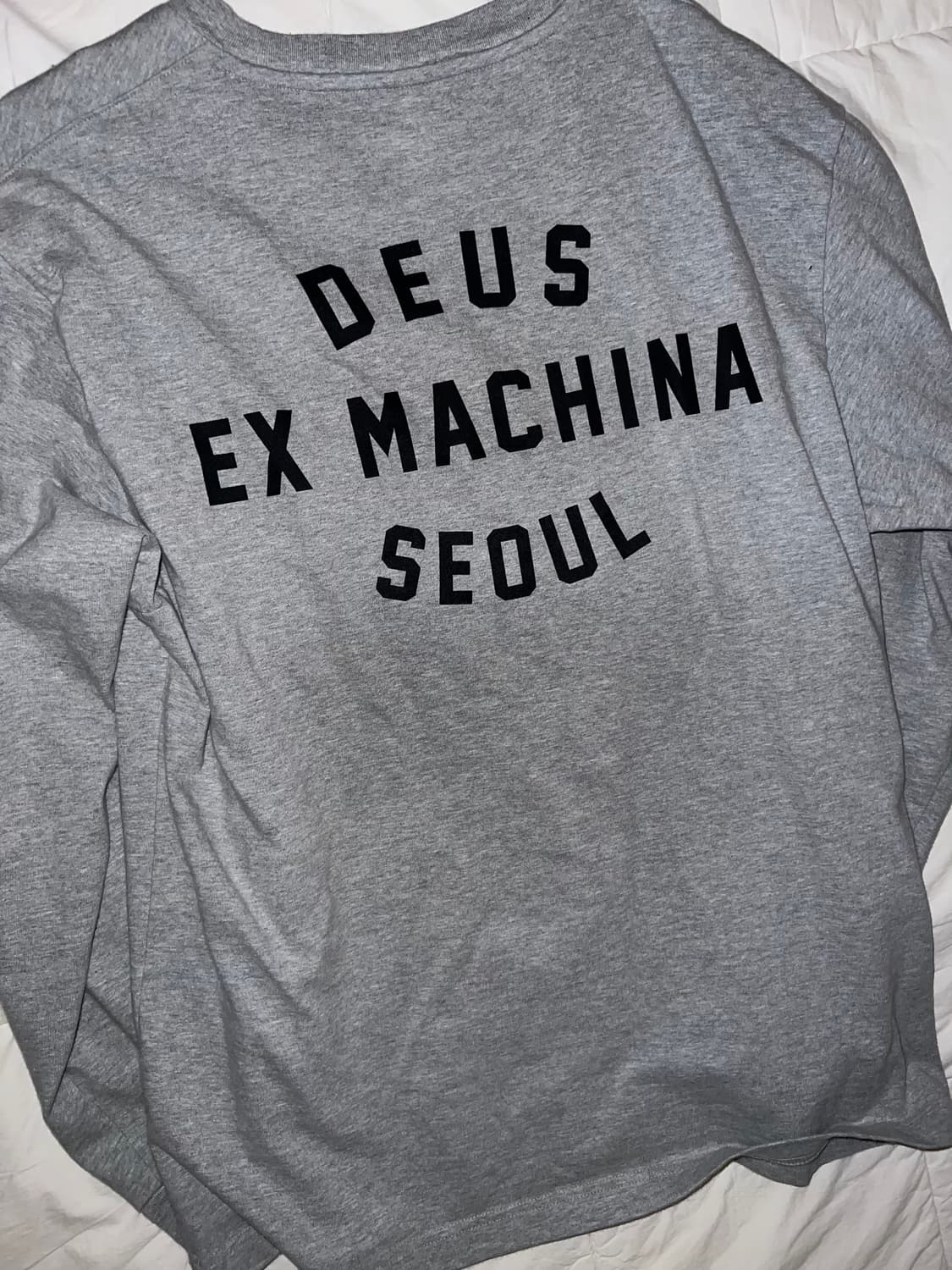 데우스 엑스 마키나 서울 컬리지 어드레스 롱슬리브 그레이 L 상품이미지4