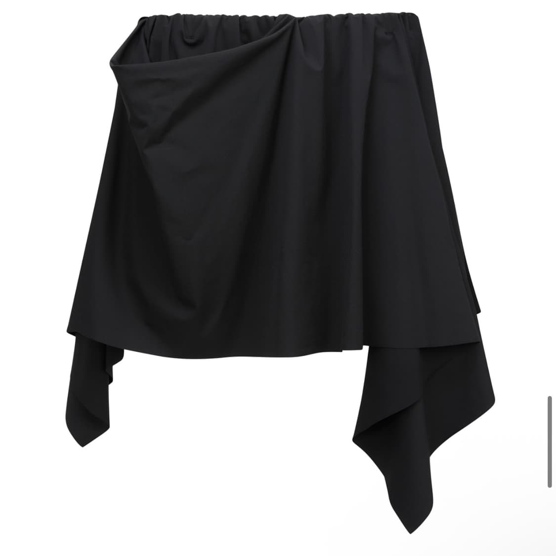 나체 FLOW DRAPING SHORTS BLACK 상품이미지1