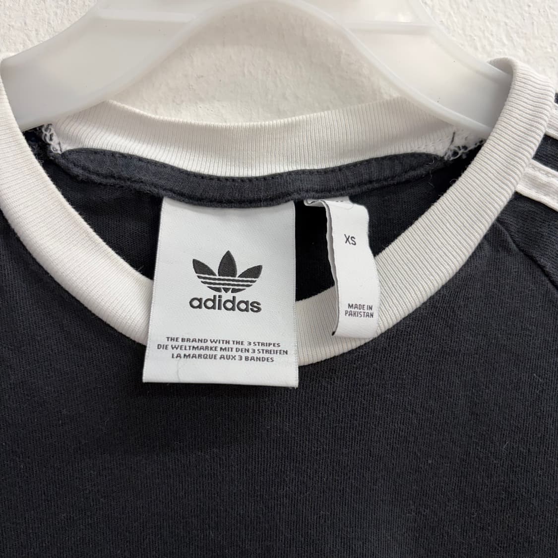 아디다스 삼선 블랙 반팔(CS) 상품이미지4
