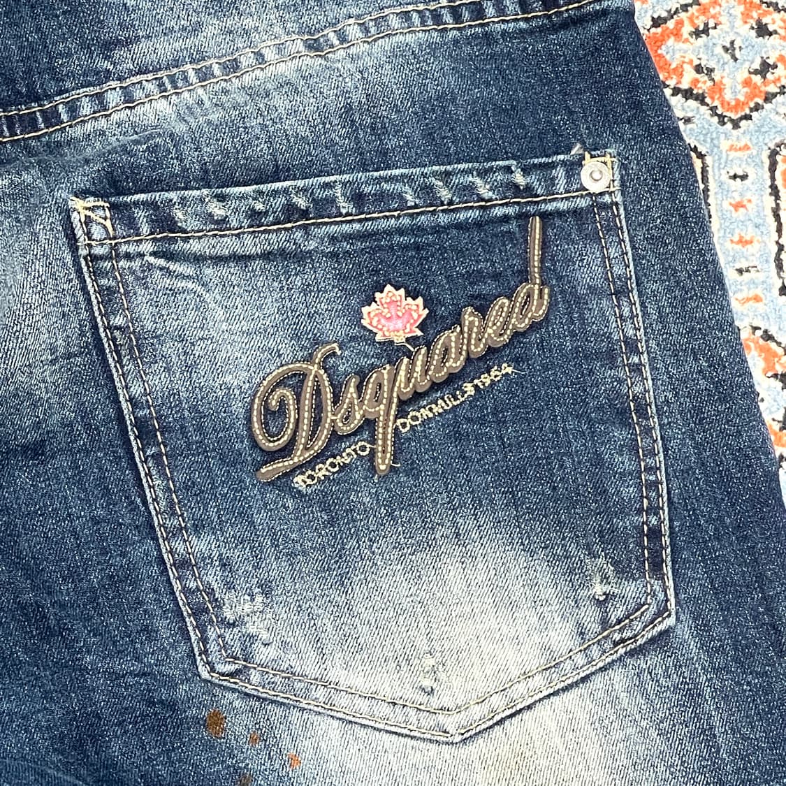 디스퀘어드2 중청 데님 팬츠 남성48 상품이미지8