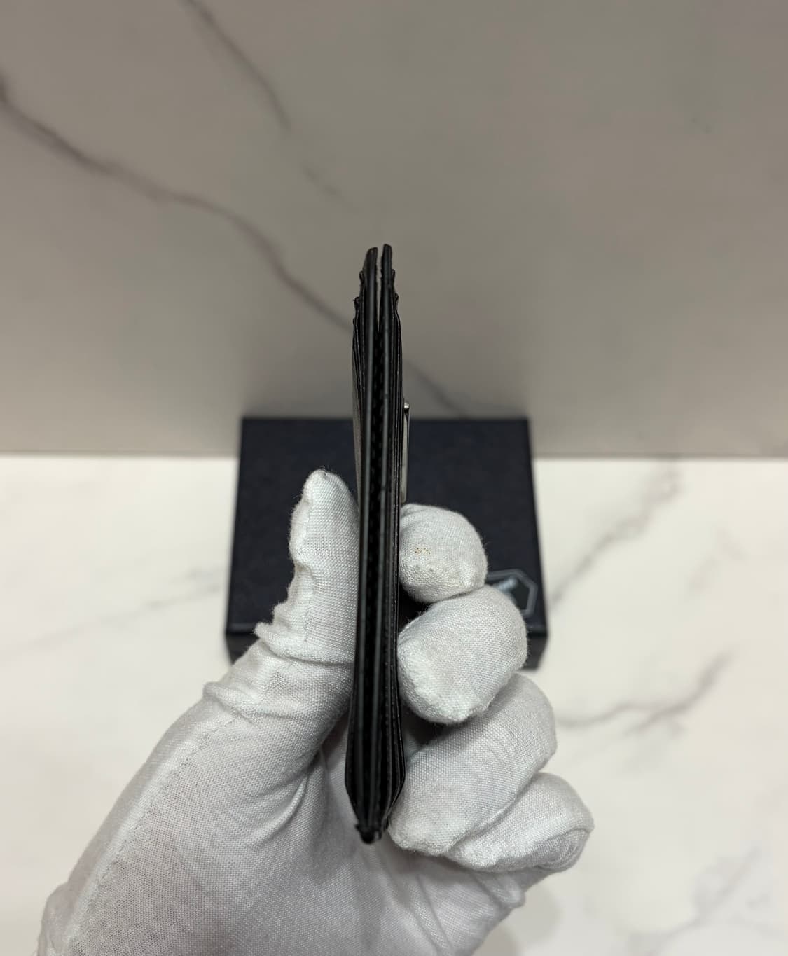 [정품] S급 프라다 트라이앵글 사피아노 카드지갑 상품이미지5