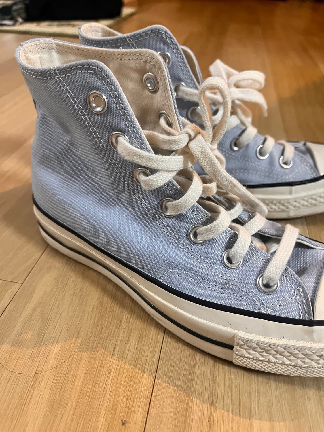 컨버스 척 70 하이 라이트 블루 색상 스니커즈 상품이미지3