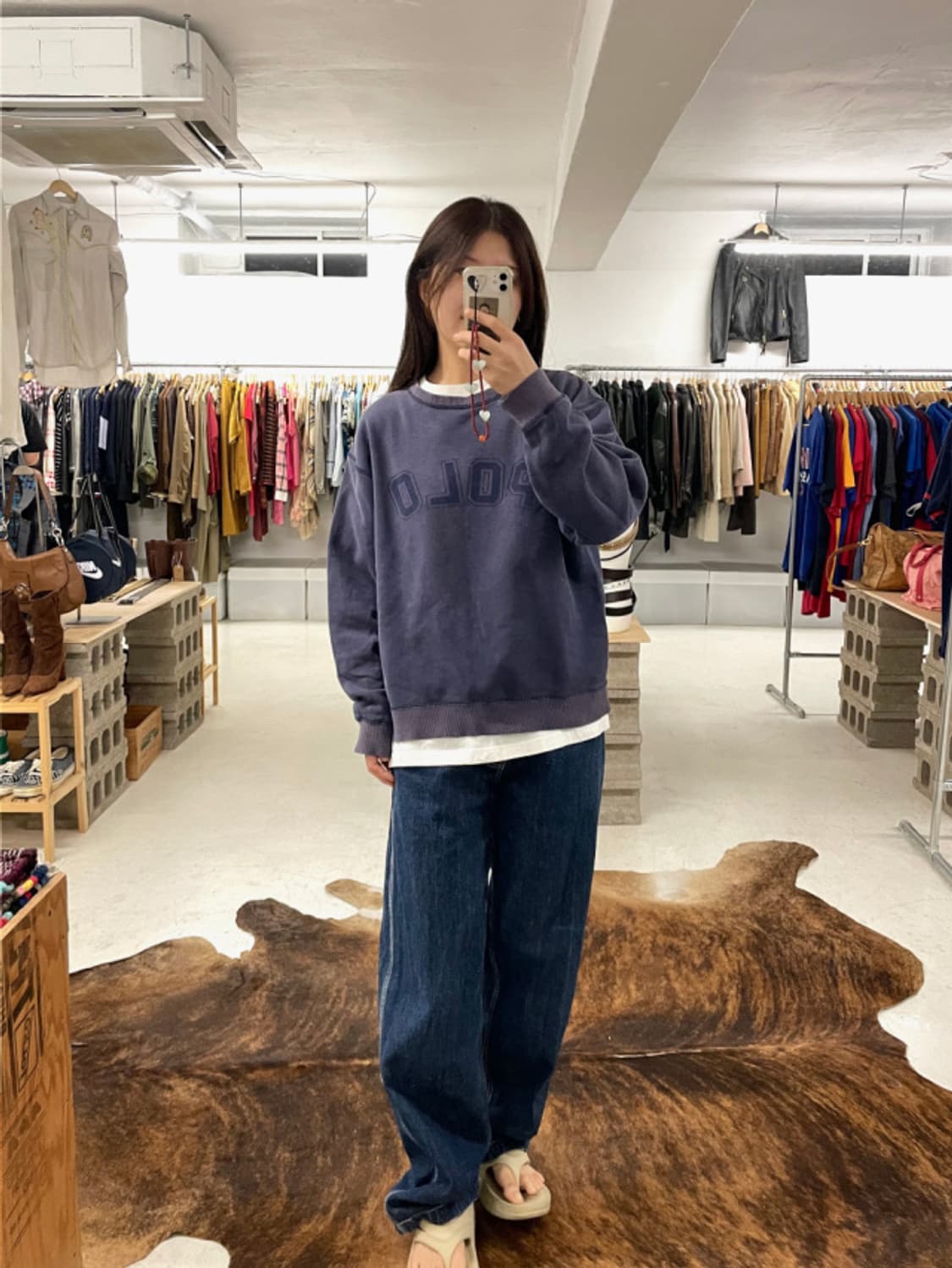 POLO ralph lauren sun faded sweat shirts 상품이미지2
