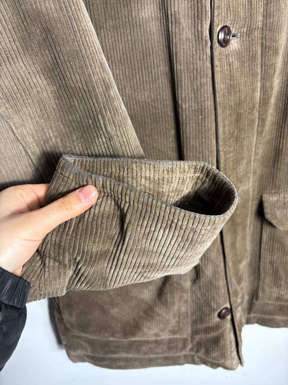 Melka 가죽 카라 코듀로이 자켓 상품이미지10