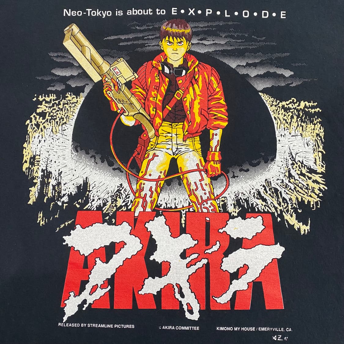 아키라 기모노마이하우스 10s 빈티지 애니메이션 티셔츠 상품이미지4
