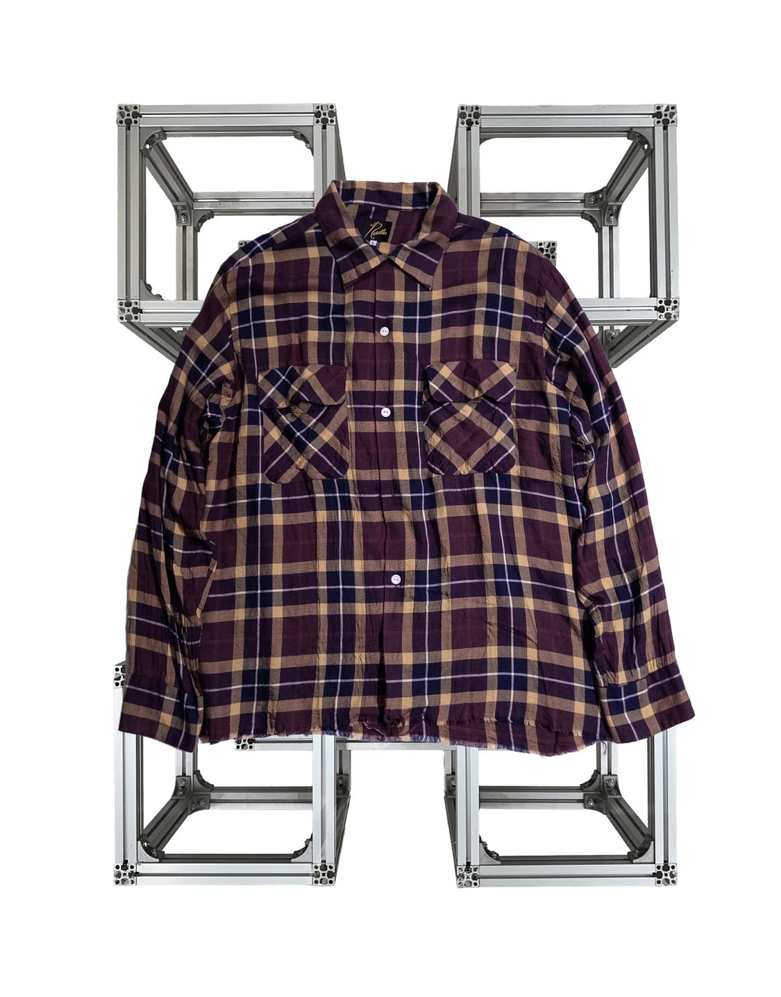 Needles Cut-Off Bottom Classic Shirt  상품이미지1