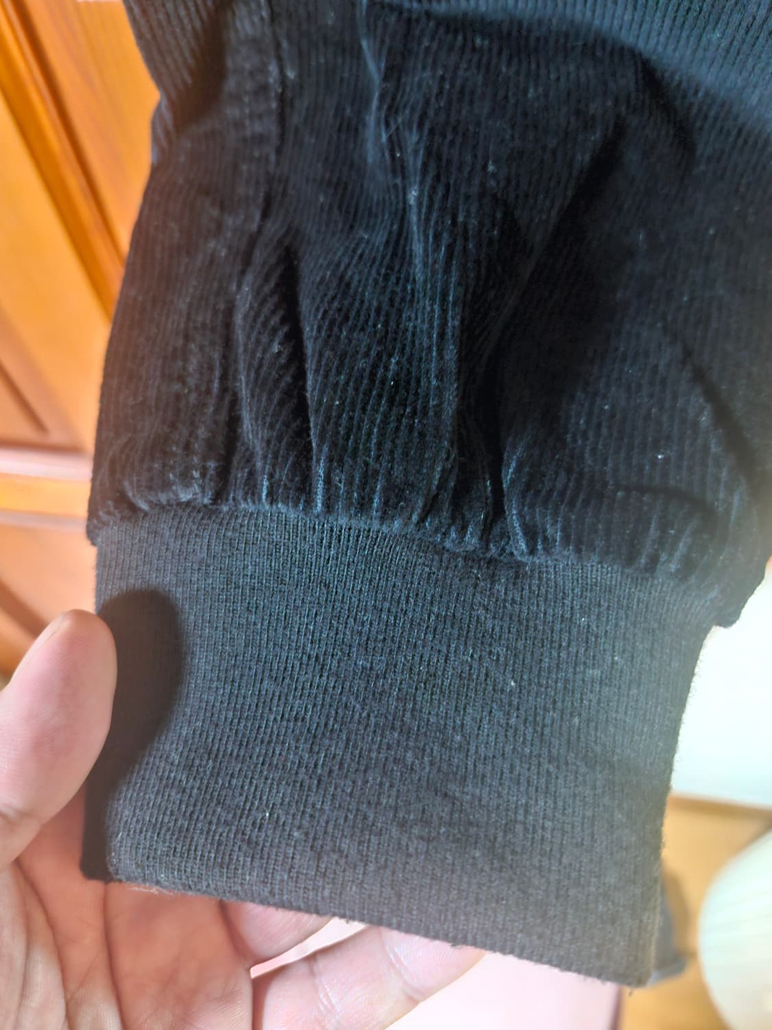 라이프워크 코듀로이 카고 조거팬츠 블랙 S 상품이미지5