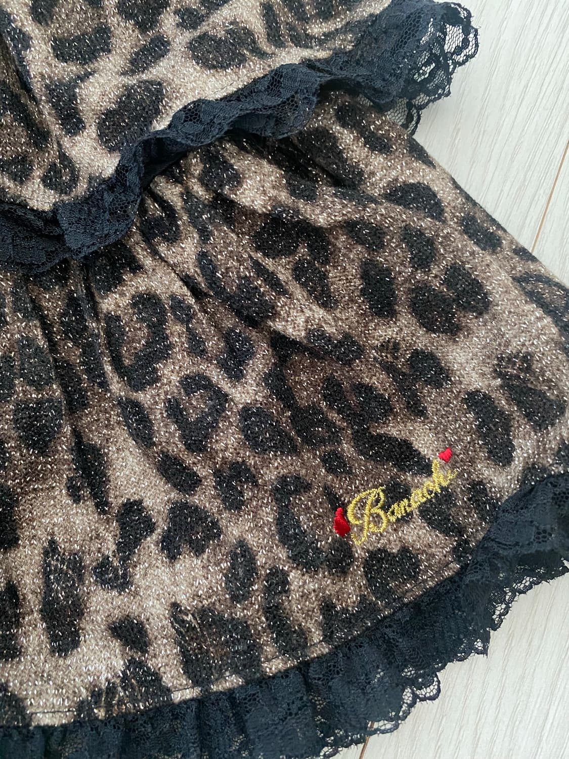 갸루 호피 캉캉스커트 오네갸루라떼갸루y2k 상품이미지3