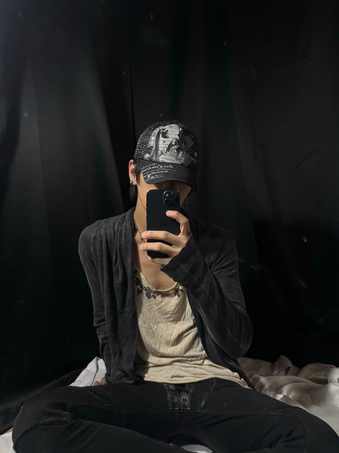 “Unknown” 00’s Print Mesh cap 상품이미지2
