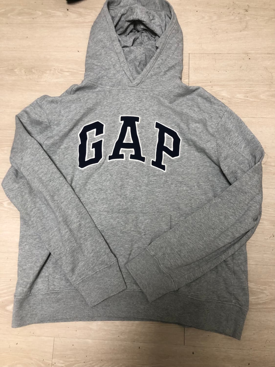 갭 후드티 그레이 색상 XL 105 사이즈 상품이미지2