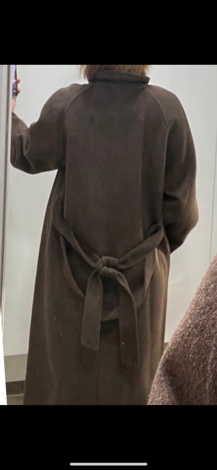 미쏘 핸드메이드 롱코드 24fw브라운 s 상품이미지5