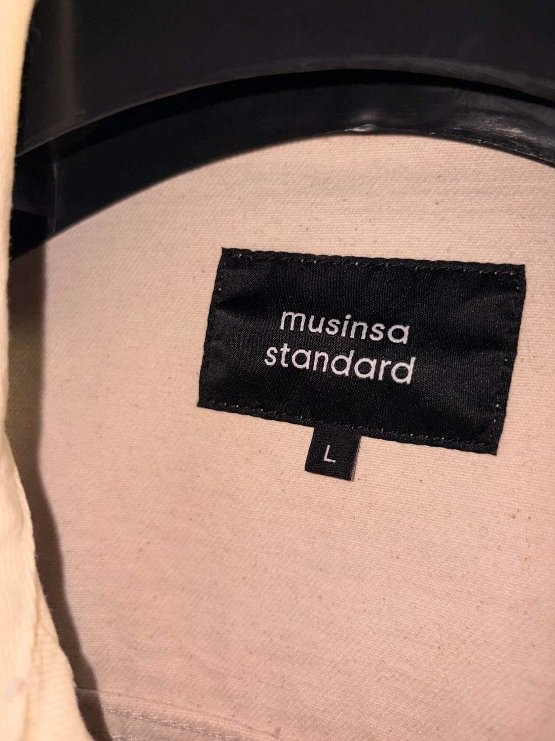 무신사 스탠다드 화이트 트러커자켓 상품이미지2