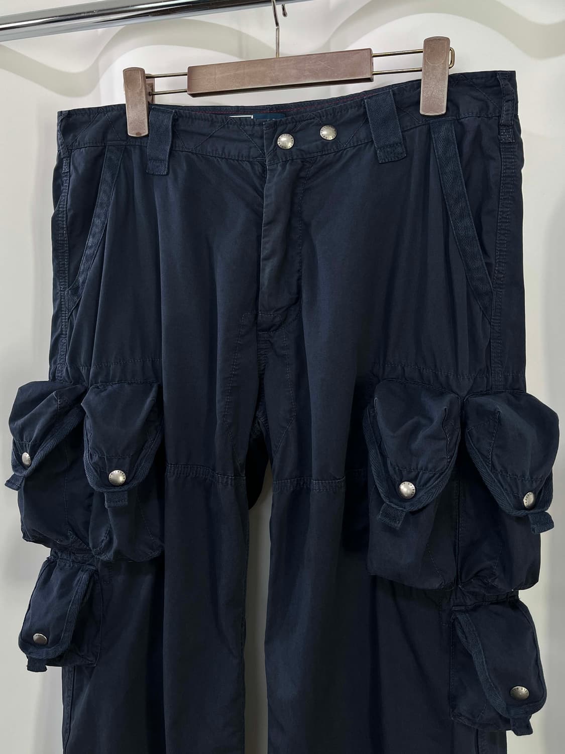 90's 폴로 랄프로렌 트래비스 스캇 유틸리티 네이비 탄창 카고팬츠 상품이미지6