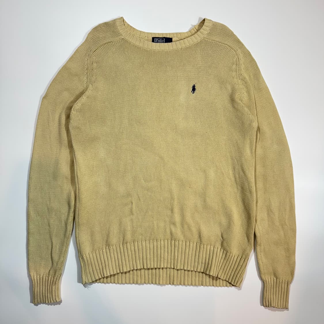 폴로 랄프로렌 옐로우 코튼 니트 상품이미지1