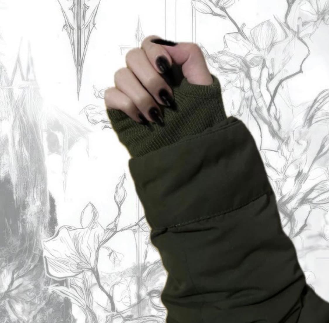 SLY 밀리터리 모즈코트 N3B y2k 상품이미지4