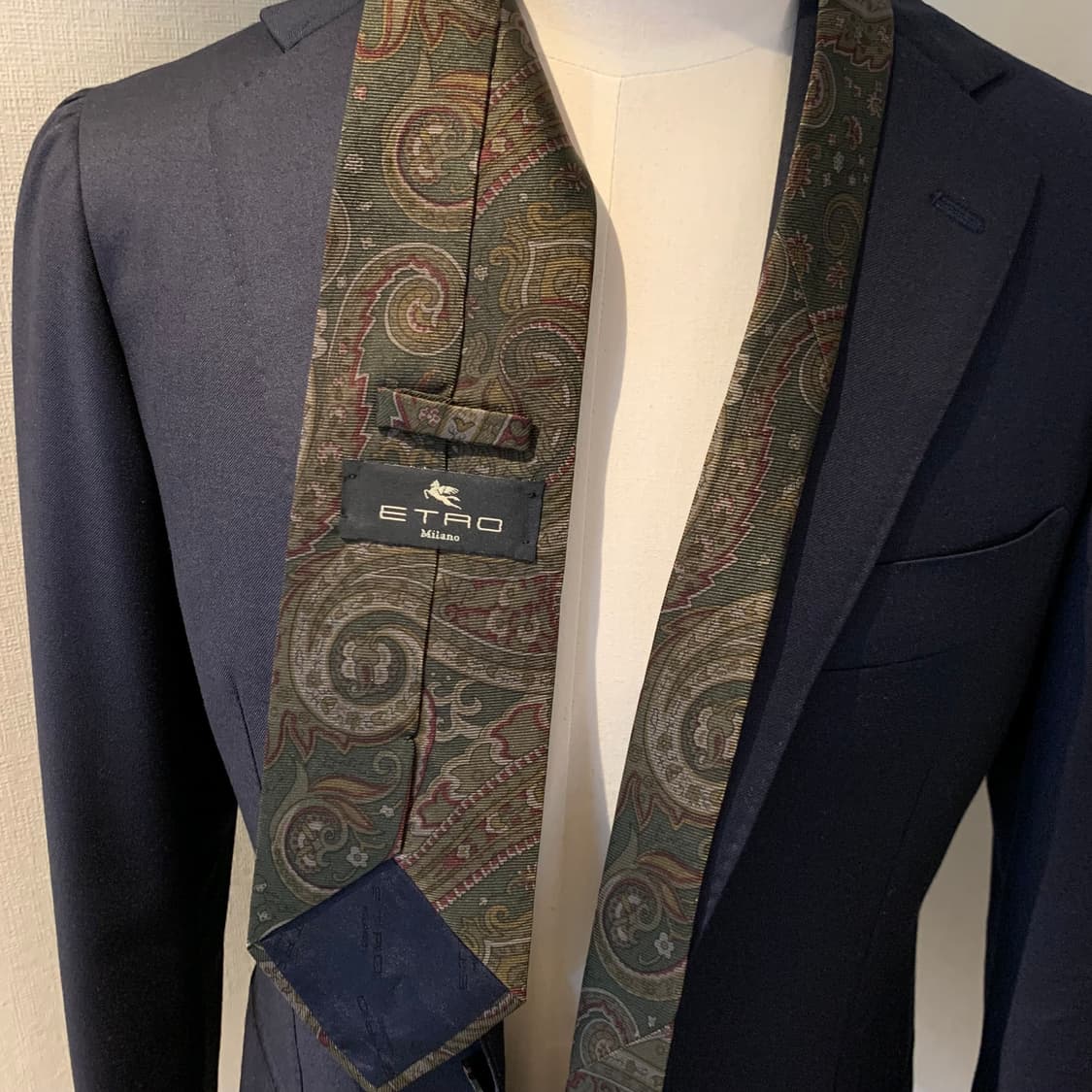 에트로(ETRO) 페이즐리 명품 클래식 정장넥타이 최상급 A+등급 상품이미지2