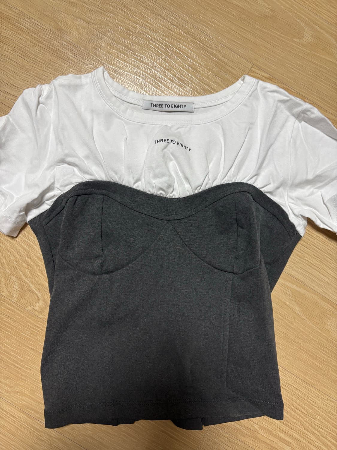 쓰리투에이티 코르셋 레이어드 티 상품이미지4