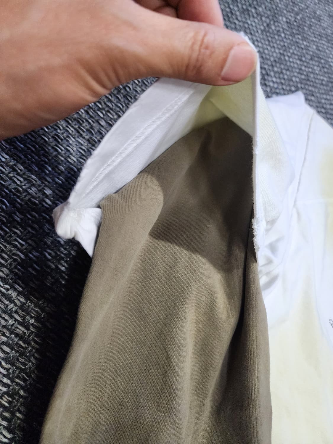 ETCE 레이어드 긴팔 티셔츠 새상품 L 상품이미지3