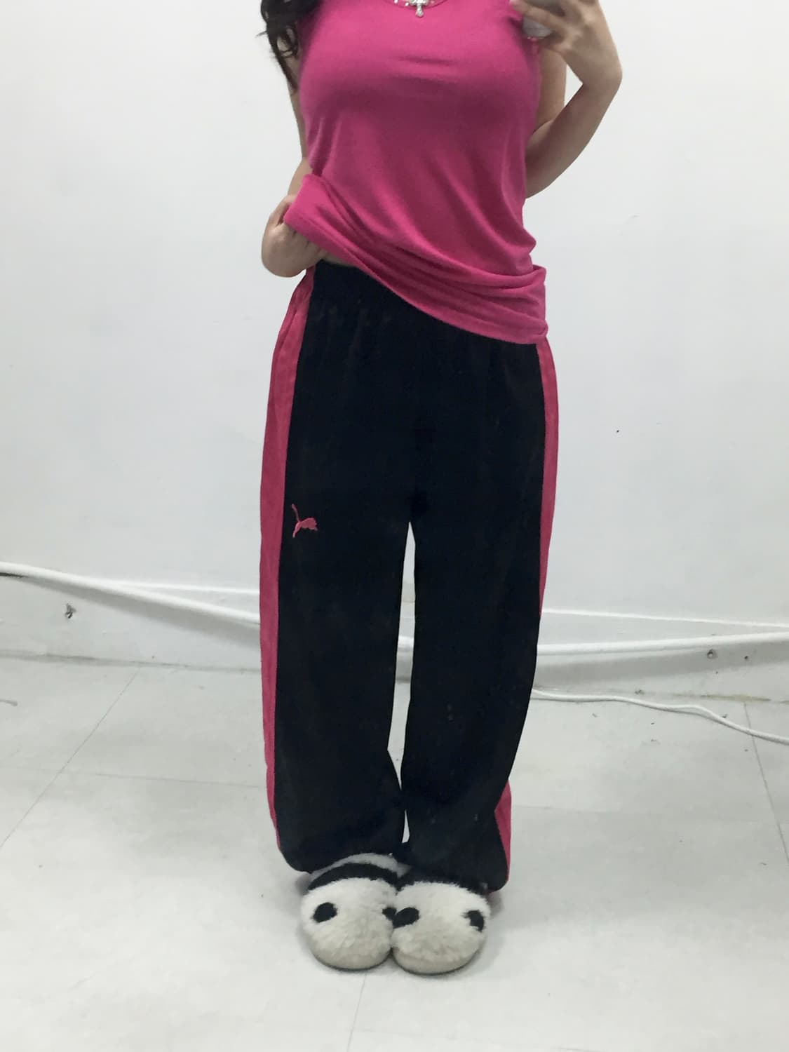 [PUMA] 푸마 갸루 핑크 트레이닝 팬츠 상품이미지1